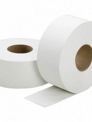 Fine Touch White 2ply Mini Jumbo Toilet Rolls (150mm)